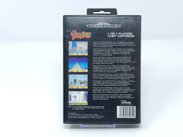 Parte trasera de TaleSpin (ESP) para Sega Mega Drive