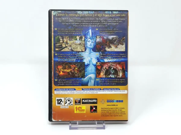 Parte trasera de King's Bounty: The Legend (ESP) para PC