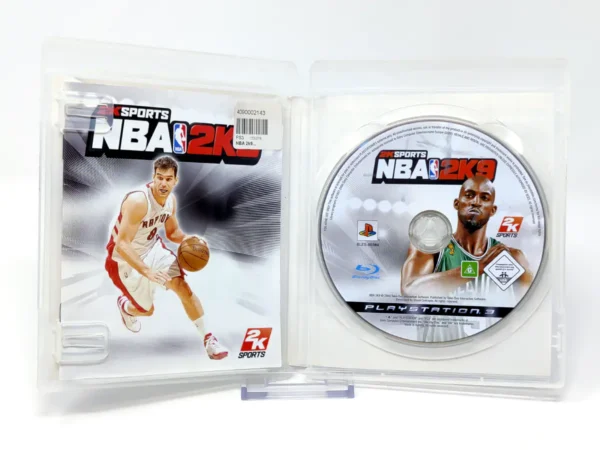 Interior del juego NBA 2K9 (ESP) (Rebajado) para PlayStation 3 con disco y manual