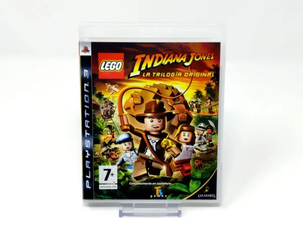 Portada de LEGO Indiana Jones: La Trilogía Original (ESP) para PlayStation 3, edición PAL España, de segunda mano