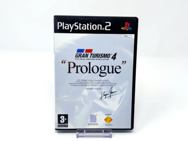 Portada de Gran Turismo 4: Prologue (ESP) (Rebajado) para PlayStation 2, edición PAL España, de segunda mano