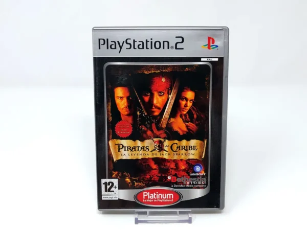 Portada de Piratas del Caribe: La Leyenda de Jack Sparrow (ESP) (Platinum) (Rebajado) para PlayStation 2, edición PAL España, de segunda mano