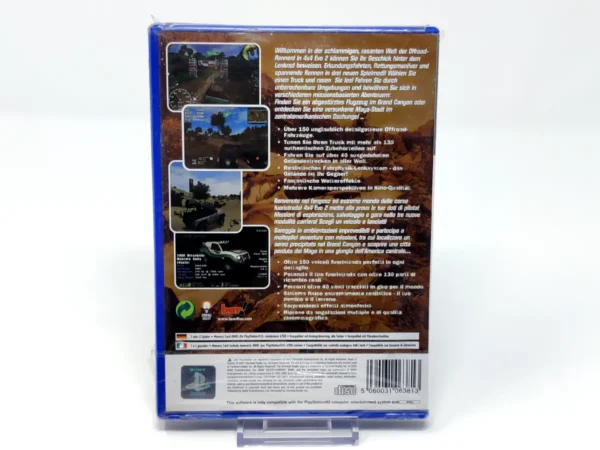 Parte trasera de 4x4 Evo 2 (ITA) (Precintado) para PlayStation 2, edición PAL Italia