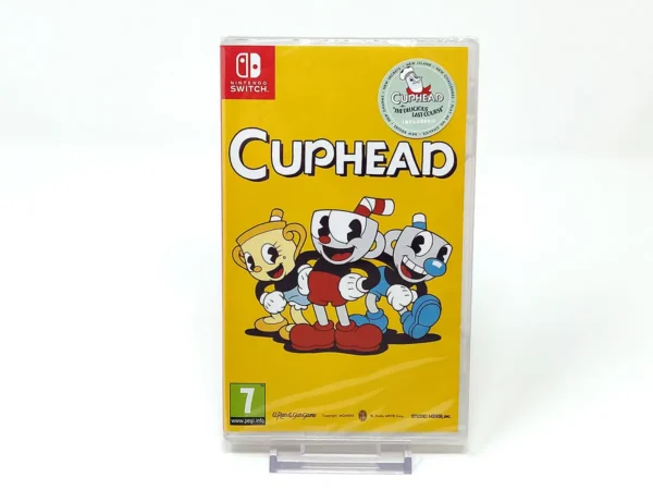 Portada de Cuphead (ESP) (Precintado) para Nintendo Switch, edición PAL España, nuevo
