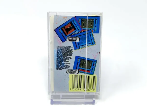 Parte trasera de Level 5 (Mastertronic) para Sinclair ZX Spectrum, edición PAL