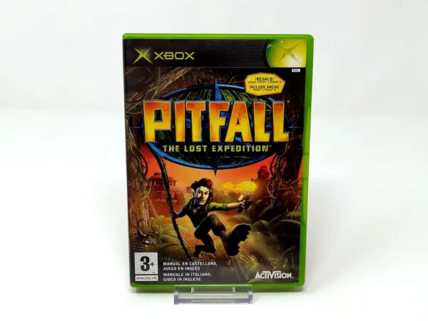 Portada de Pitfall: The Lost Expedition (ESP) para XBOX, edición PAL España, de segunda mano