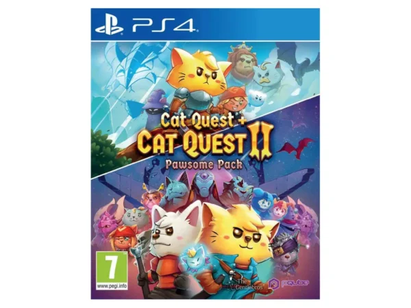 Portada de Pawsome Pack: Cat Quest + Cat Quest 2 (ESP) para PlayStation 4, edición PAL España, nuevo