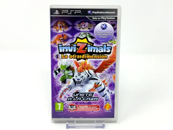 Portada de Invizimals: La Otra Dimensión (ESP) (Rebajado) para PSP, edición PAL España, de segunda mano