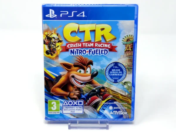 Portada de Crash Team Racing Nitro-Fueled (ESP) (Precintado) para PlayStation 4, edición PAL España, nuevo