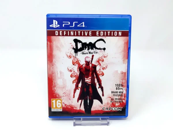 Portada de DmC: Devil May Cry - Definitive Edition (UK) para PlayStation 4, edición PAL UK, de segunda mano