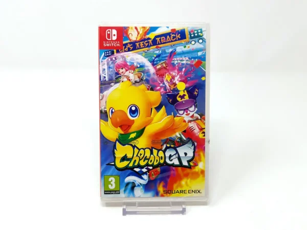 Portada de Chocobo GP (ESP) (Precintado) para Nintendo Switch, edición PAL España, nuevo