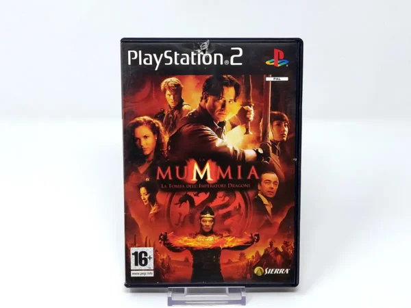 Portada de La Mummia: La Tomba dell' Imperatore Dragone (ITA) para PlayStation 2, edición PAL Italia, de segunda mano