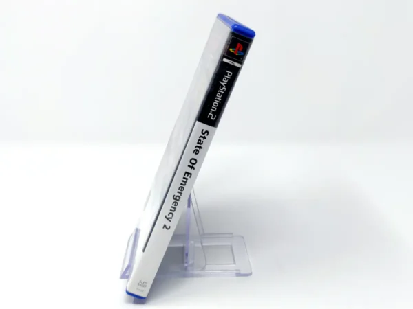 Lateral de la caja de State of Emergency 2 (ESP) para PlayStation 2