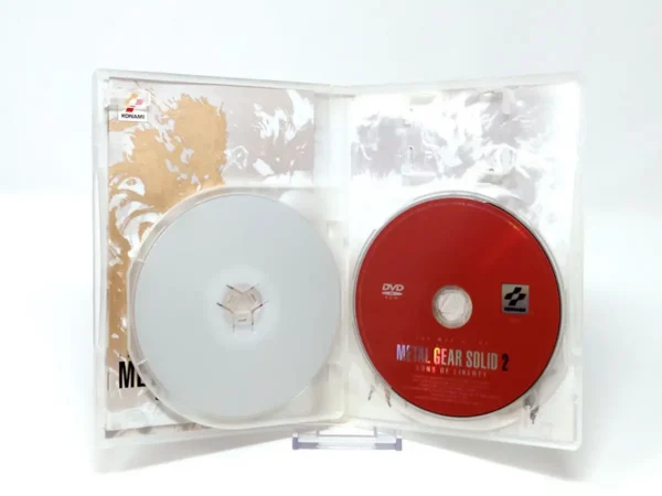 Lateral de la caja de Metal Gear Solid 2: Sons of Liberty (FRA) para PlayStation 2
