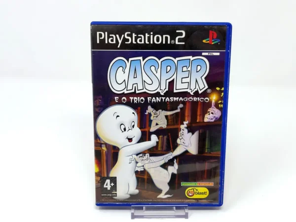 Portada de Casper e o Trio Fantasmagórico (POR) para PlayStation 2, edición PAL Portugal, de segunda mano