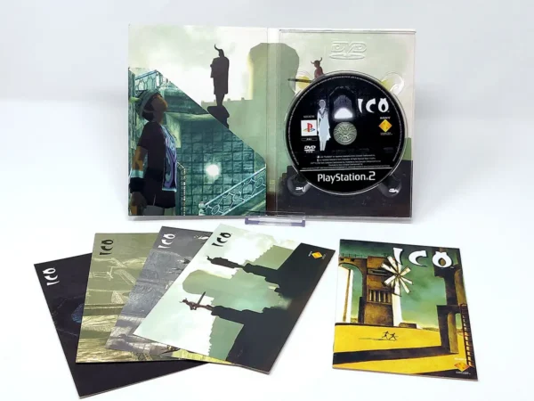 Lateral de la caja de ICO (Edición Limitada) (FRA) para PlayStation 2