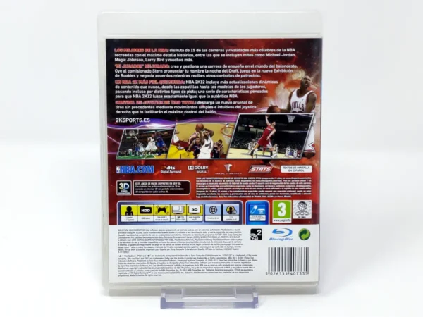 Parte trasera de NBA 2K12 (ESP) (Rebajado) para PlayStation 3, edición PAL España
