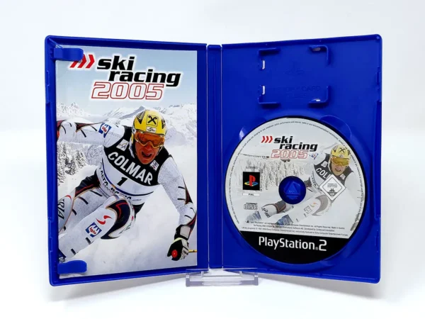Interior del juego Ski Racing 2005 (ESP) para PlayStation 2 con disco y manual