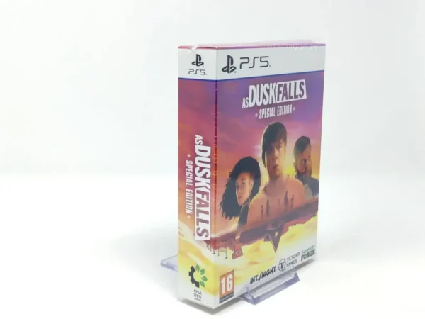 Lateral de la caja de As Dusk Falls (Special Edition) (EUR) (Precintado) para PlayStation 5