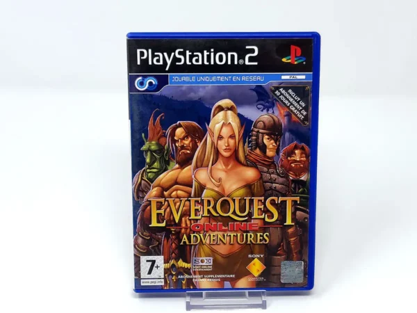 Portada de EverQuest Online Adventures (FRA) para PlayStation 2, edición PAL Francia, de segunda mano