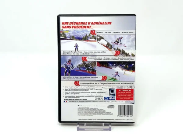 Parte trasera de Ski Racing 2005 (FRA) para PlayStation 2, edición PAL Francia
