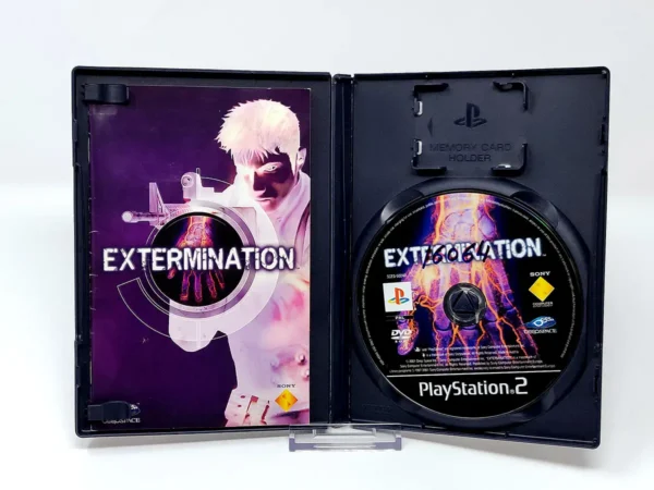 Lateral de la caja de Extermination (ESP) (Rebajado) para PlayStation 2