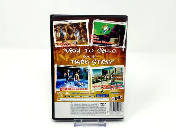 Lateral de la caja de NBA Street V3 (ESP) para PlayStation 2