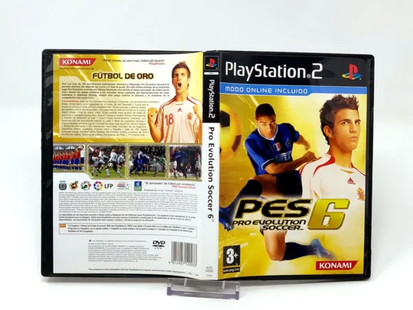 Pro Evolution Soccer 6 (ESP) (Carátula) para PlayStation 2, edición PAL España, de segunda mano