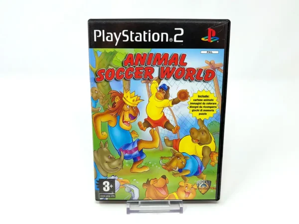 Portada de Animal Soccer World (ITA) para PlayStation 2, edición PAL Italia, de segunda mano
