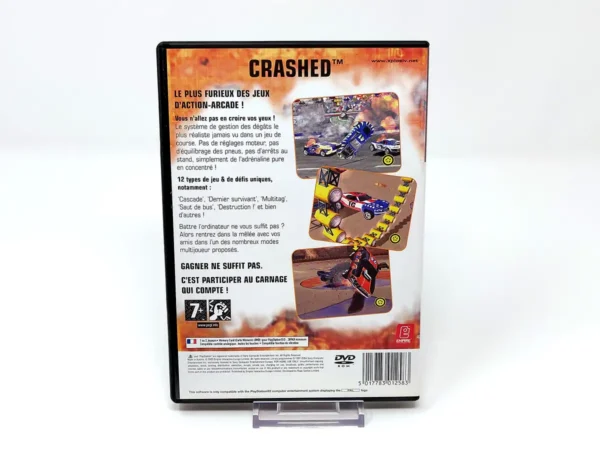 Parte trasera de Crashed (FRA) (Rebajado) para PlayStation 2, edición PAL Francia