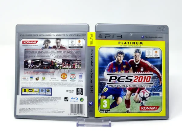 PES 2010: Pro Evolution Soccer (ESP) (Platinum) (Carátula) para PlayStation 3, edición PAL España, de segunda mano
