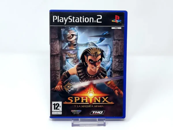 Portada de Sphinx y la Maldita Momia (ESP) para PlayStation 2, edición PAL España, de segunda mano