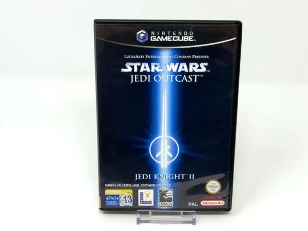 Portada de Star Wars: Jedi Knight II - Jedi Outcast (ESP) para Nintendo GameCube, edición PAL España, de segunda mano