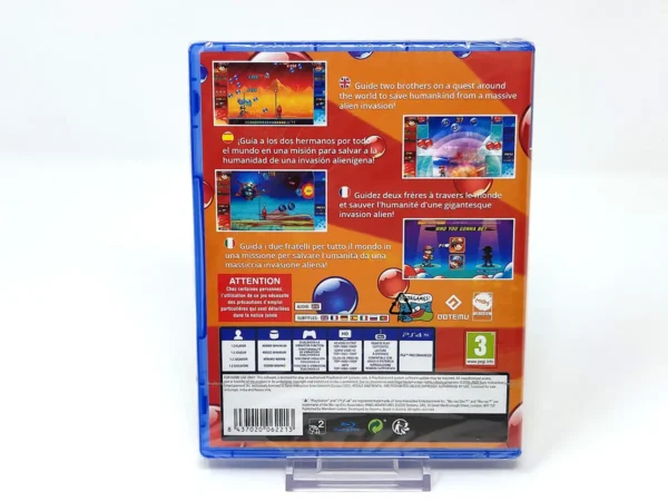 Parte trasera de Pang Adventures Buster Edition (ESP) (Precintado) para PlayStation 4, edición PAL España