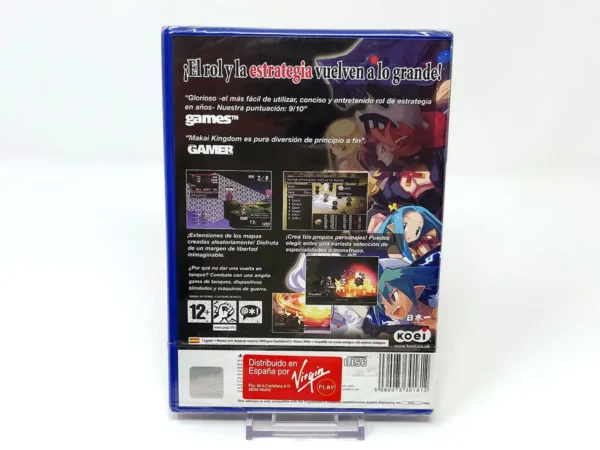 Parte trasera de Makai Kingdom: Chronicles of the Sacred Tome (ESP) (Precintado) para PlayStation 2, edición PAL España