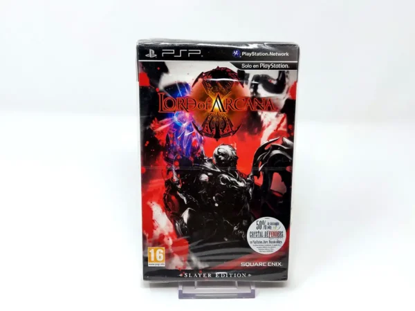 Portada de Lord of Arcana (ESP) (Precintado) para PSP, edición PAL España, de segunda mano