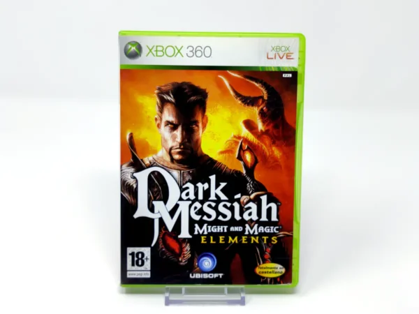 Portada de Dark Messiah: Might and Magic: Elements (ESP) para XBOX 360, edición PAL España, de segunda mano