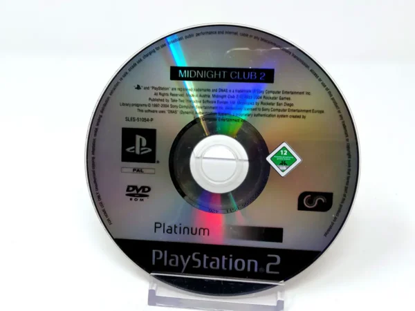 Midnight Club II (ESP) (Platinum) (Disco) para PlayStation 2, edición PAL España, de segunda mano