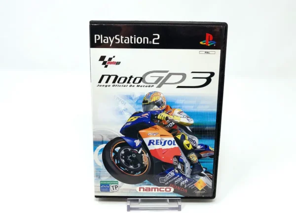 Portada de MotoGP 3 (ESP) (Rebajado) para PlayStation 2, edición PAL España, de segunda mano