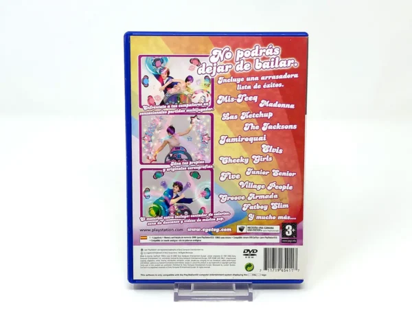 Parte trasera de EyeToy: Ritmo Loco (ESP) (Rebajado) para PlayStation 2, edición PAL España