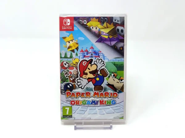 Portada de Paper Mario: The Origami King (ESP) (Precintado) para Nintendo Switch, edición PAL España, nuevo