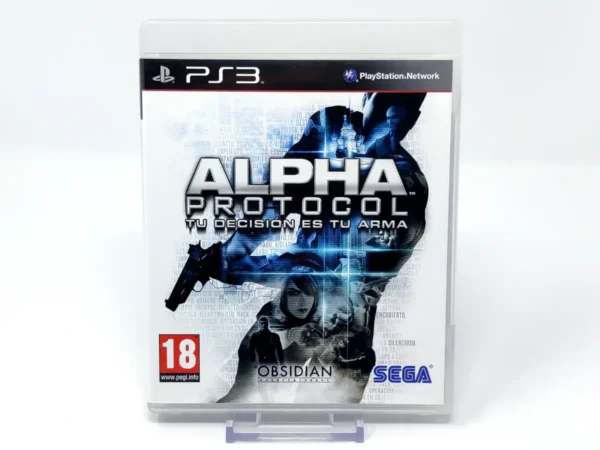 Portada de Alpha Protocol (ESP) para PlayStation 3, edición PAL España, de segunda mano