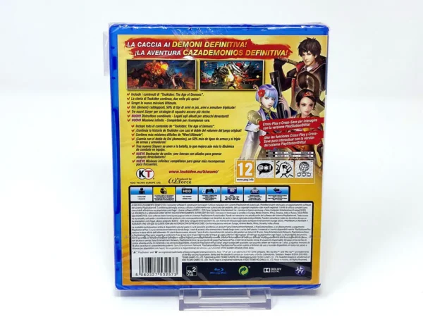 Parte trasera de Toukiden - Kiwami (ESP) (Precintado) (Rebajado) para PlayStation 4, edición PAL España