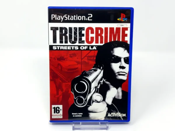 Portada de True Crime: Streets of LA (ESP) para PlayStation 2, edición PAL España, de segunda mano