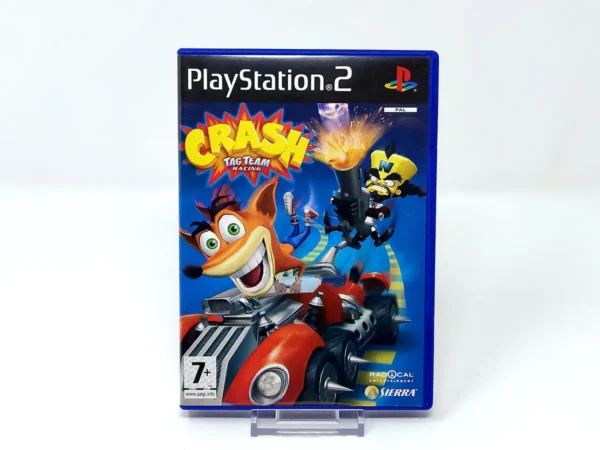 Portada de Crash Tag Team Racing (ESP) para PlayStation 2, edición PAL España, de segunda mano