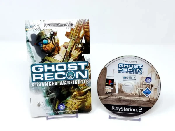 Portada de Tom Clancy's Ghost Recon: Advanced Warfighter (ESP) (Rebajado) para PlayStation 2, edición PAL España, de segunda mano