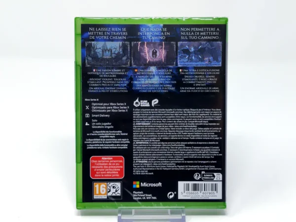 Parte trasera de The Last Faith (ESP) (Precintado) para XBOX One / Series X/S, edición PAL España