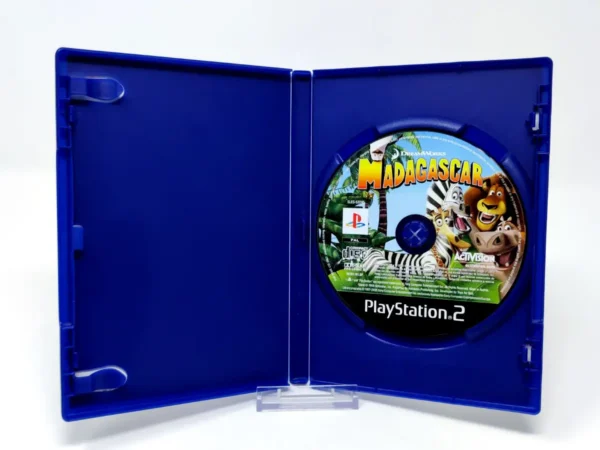 Interior del juego Madagascar (ESP) (Rebajado) para PlayStation 2 con disco y manual