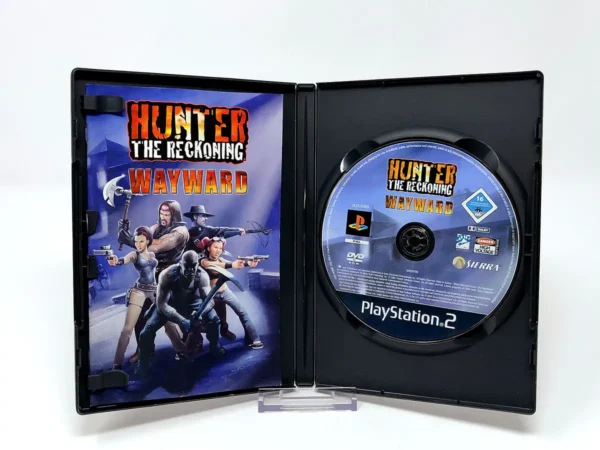 Interior del juego Hunter: The Reckoning - Wayward (UK) para PlayStation 2 con disco y manual