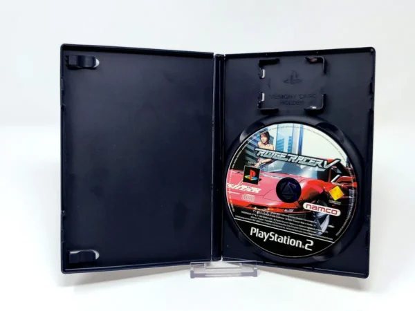 Interior del juego Ridge Racer V (HOL) (Rebajado) para PlayStation 2 con disco y manual